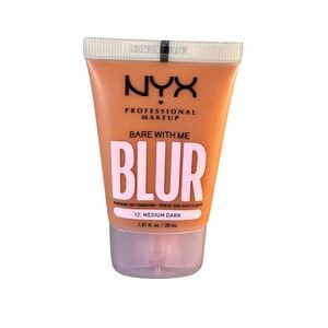 NYX Bare With Me Blur Blurring Tint Foundation 12 Medium Dark 1oz Matte Finish